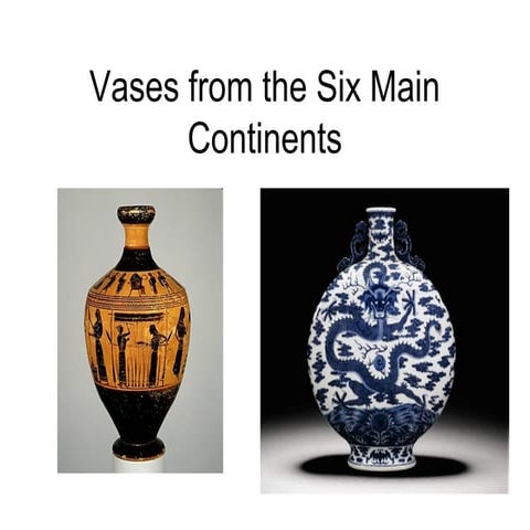 Vases from Around the World