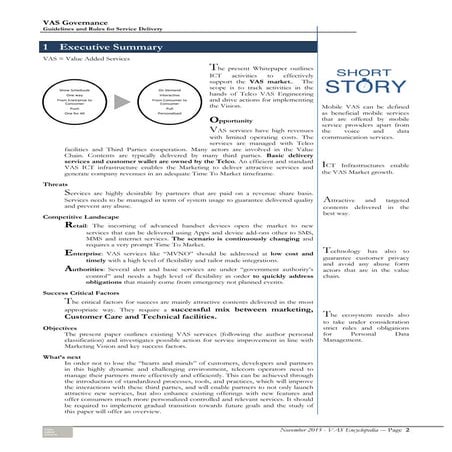 Developing Value Added Services (VAS) and Product Roadmap for Telecoms ...