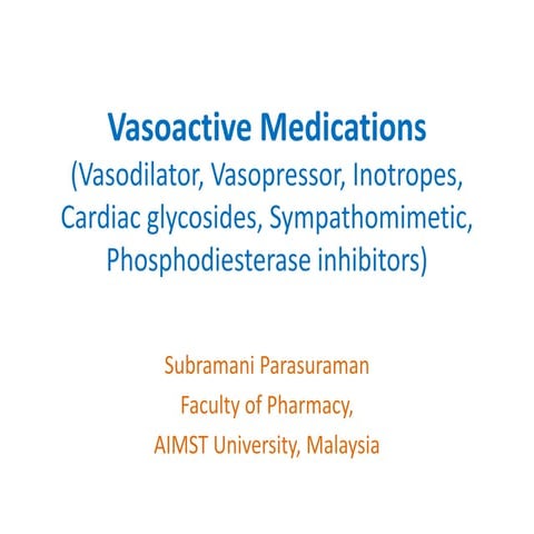 Vasoactive Medications.pptx