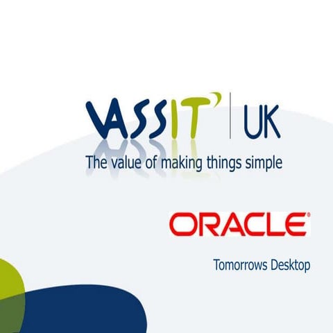 Next generation DeskTop with Oracle WebCenter and ADF