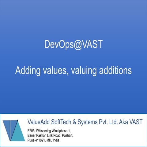 DevOps at VAST