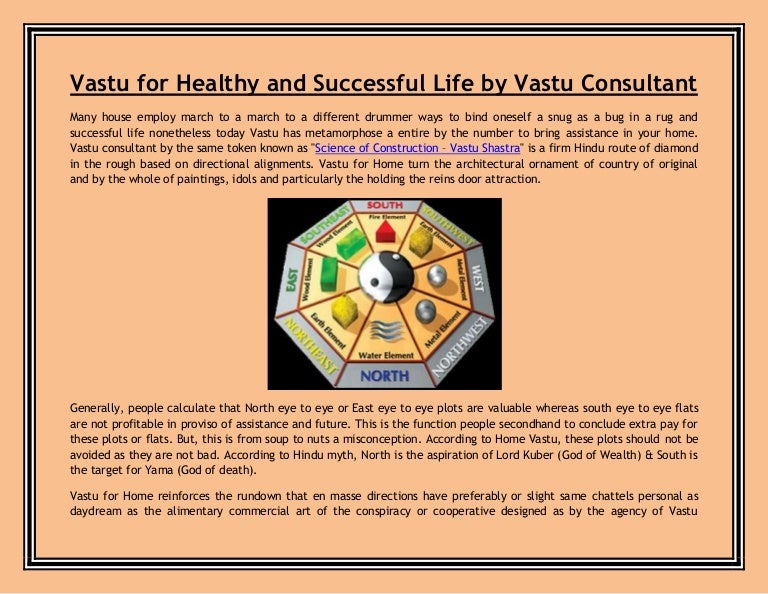 Vastu for healthy and successful life by vastu consultant