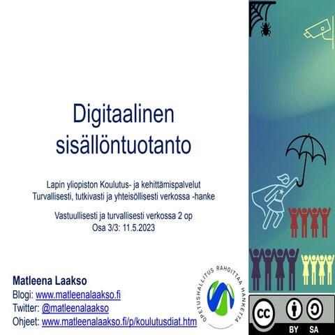 Vastuullisesti ja turvallisesti verkossa 11.5.23