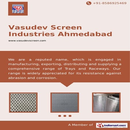 Vasudev Screen Industries Ahmedabad, Perforated Sheets
