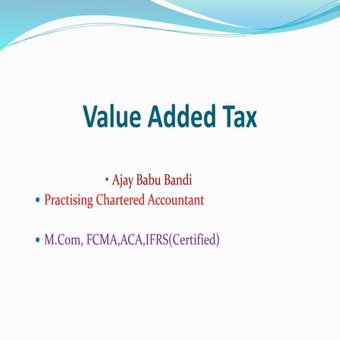 Value Added Tax