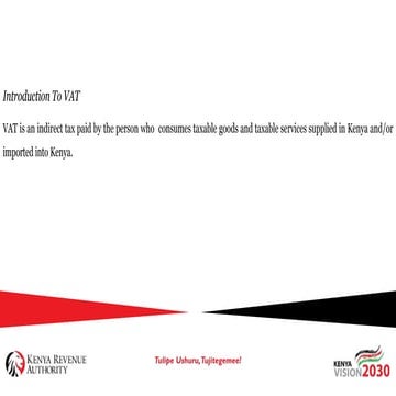 Value Added Tax (VAT) | PPTX