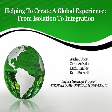 VA TESOL 2010 Global Community