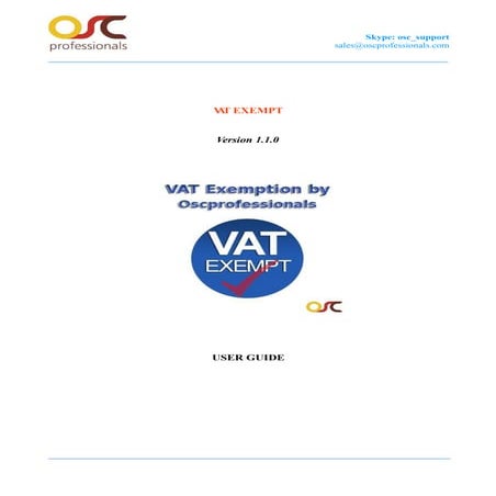 Vat exempt magento  2