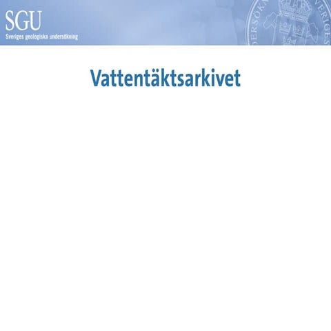 Vattentäktsarkivet