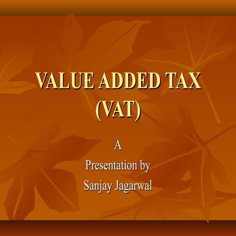 Vat theory