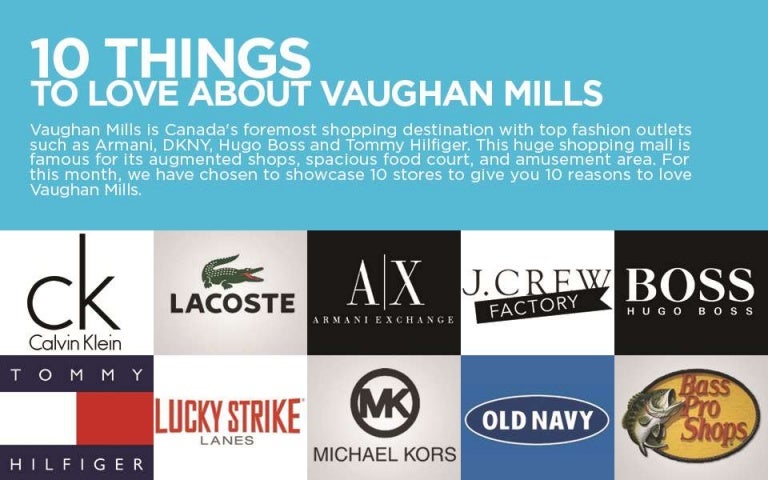 Vaughan Mills Toronto Outlet Mall