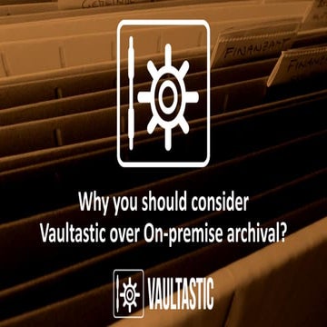 Why you should consider cloud email archiving over on-premise archival