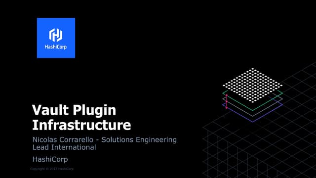 HashiCorp Vault Plugin Infrastructure