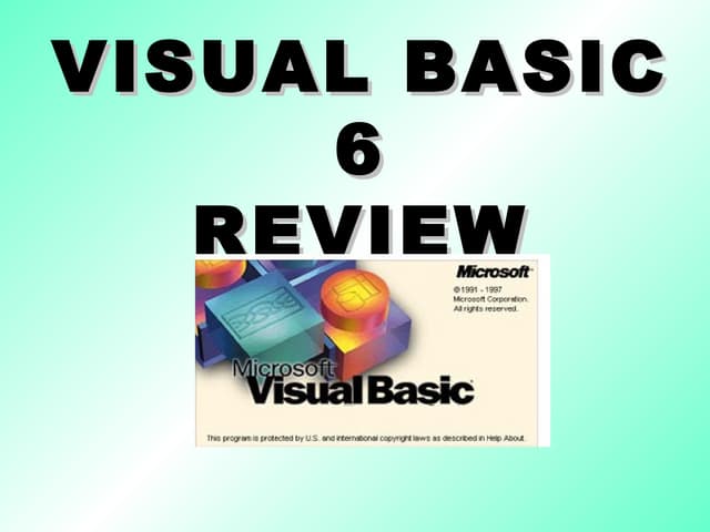 Visual Basic Review - ICA | PPT