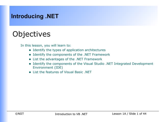 Vb.net session 01