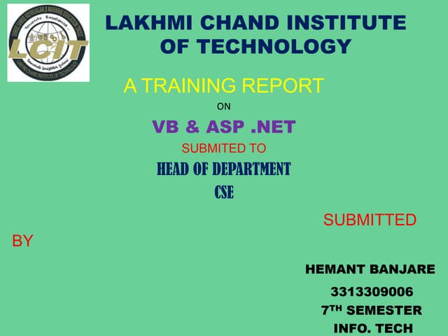 Vb & asp .net