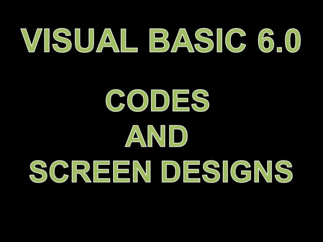 VB Codes