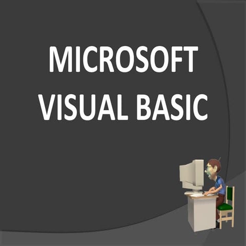 Introduction to Visual Basic 6.0 Fundamentals