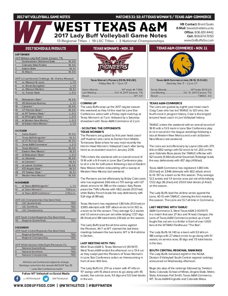 WT Volleyball Game Notes (11917)
