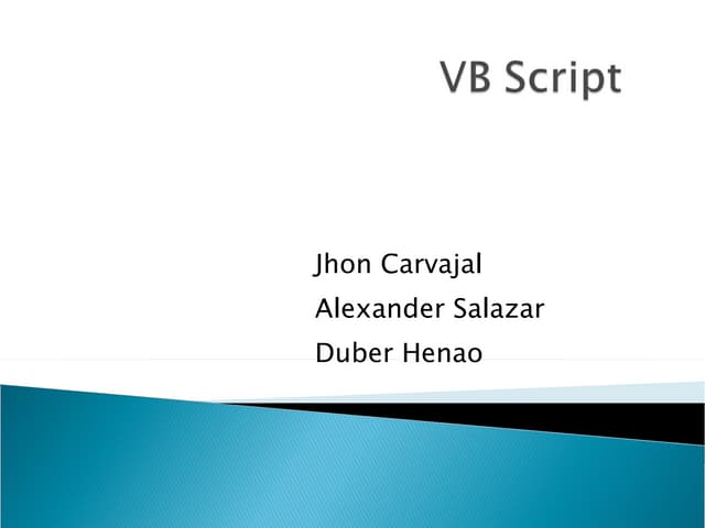 Vb script