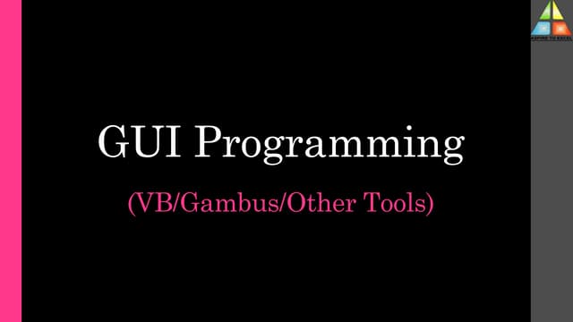 Visual Basic Tutorials