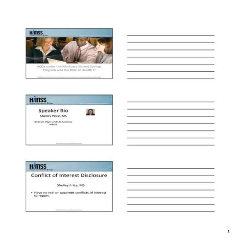 ACOs under the Medicare Shared