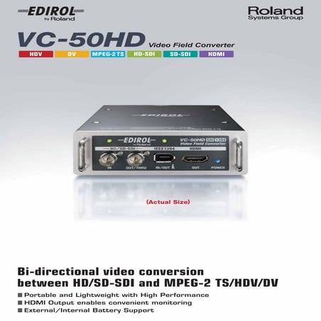 Edirol VC-50HD