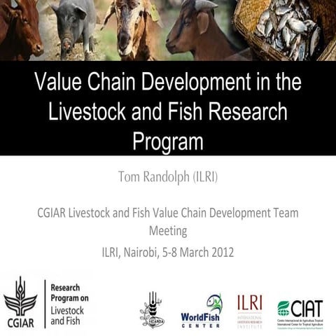 Value chain development in the Livestock and Fish Research Program