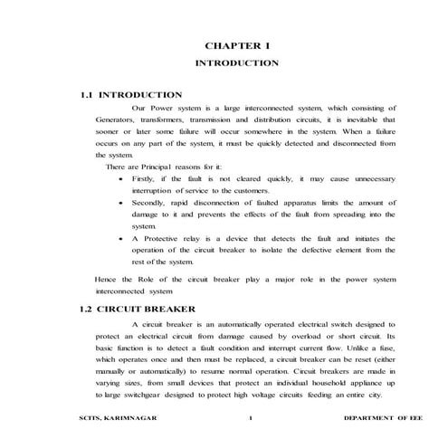 Vaccum Circuit Breaker