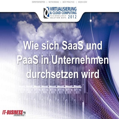 Wie sich SaaS und PaaS in Unternehmen durchsetzen wird