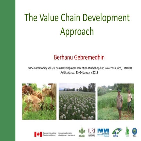 The value chain development approach in the LIVES project