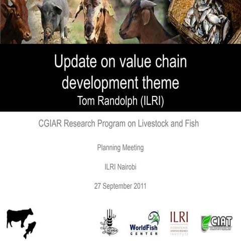 Update on value chain development theme