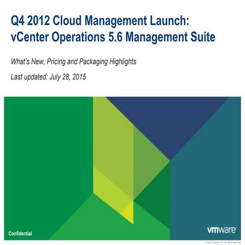 V center operations management suite 5.6   what's new, pricing and packaging ...