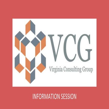 VCG Information Session