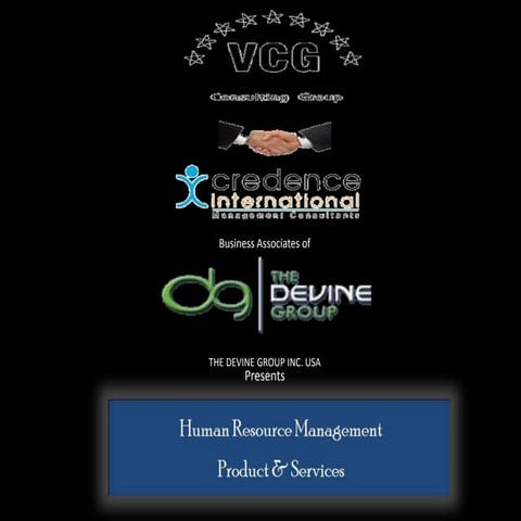 VCG   HRM Products &amp; Services
