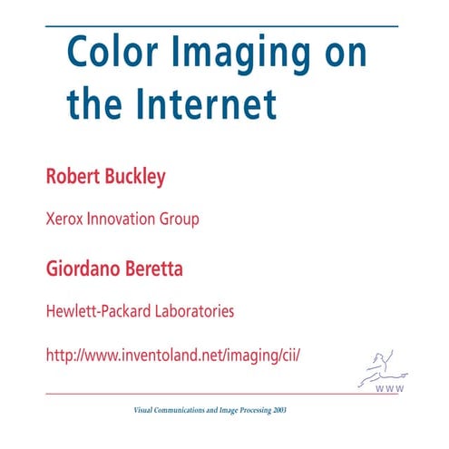 Color Imaging on the Internet