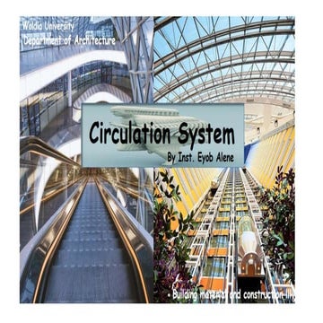 vertical circulation in architecture / circulation system | PPT
