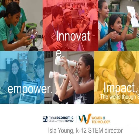 STEMworks: K12 Education in Hawaii in Science Technology Engineering and Math