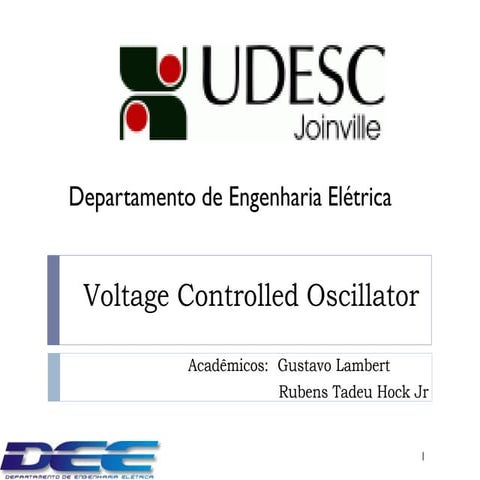 Voltage Controled Oscillator | PPT