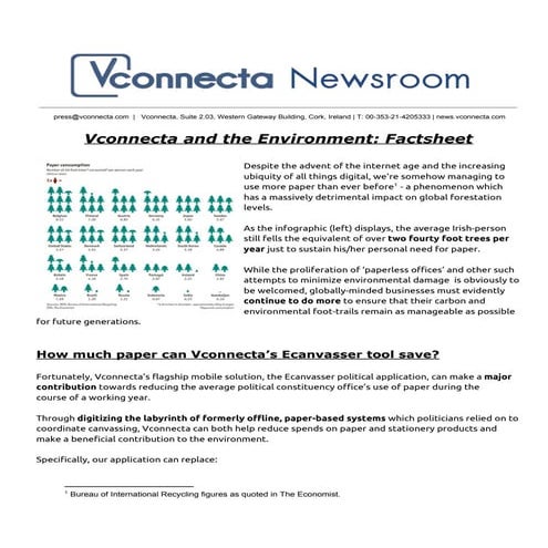 Vconnectaandthe environment