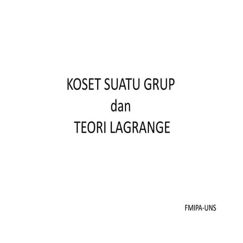 Koset Suatu Grup