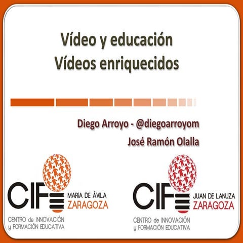 Vídeo educativo, vídeo enriquecido