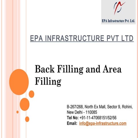 VDF (Vaccum Dewatered Flooring) & back filling