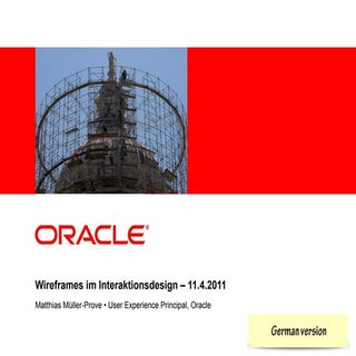 Wireframes im Interaktionsdesign