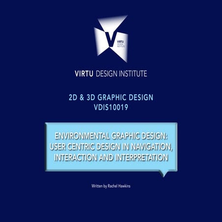 VDIS10019 Lecture - Environmental Graphic Design