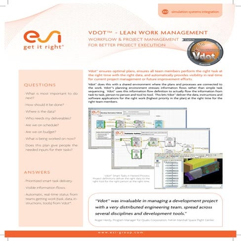 Vdot Lean Work Management