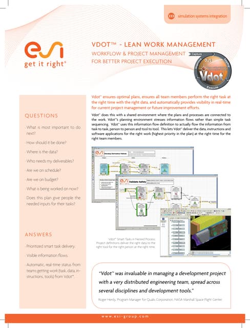 Vdot Lean Work Management