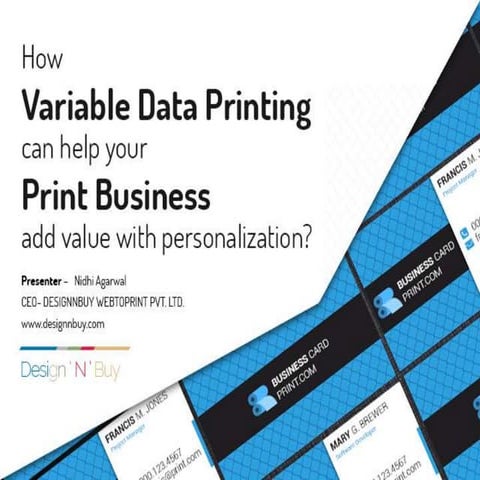 How Variable Data Printing can help your Business add value with Personalizat...