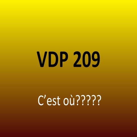 Vdp 2009 | PPT