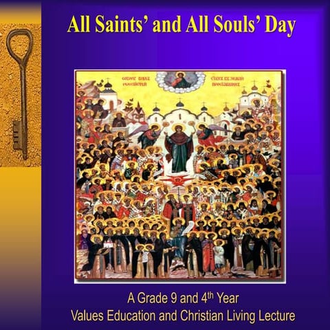 VE-CL 9 and IV - All Saints' and All Souls' Day Mini Catechesis